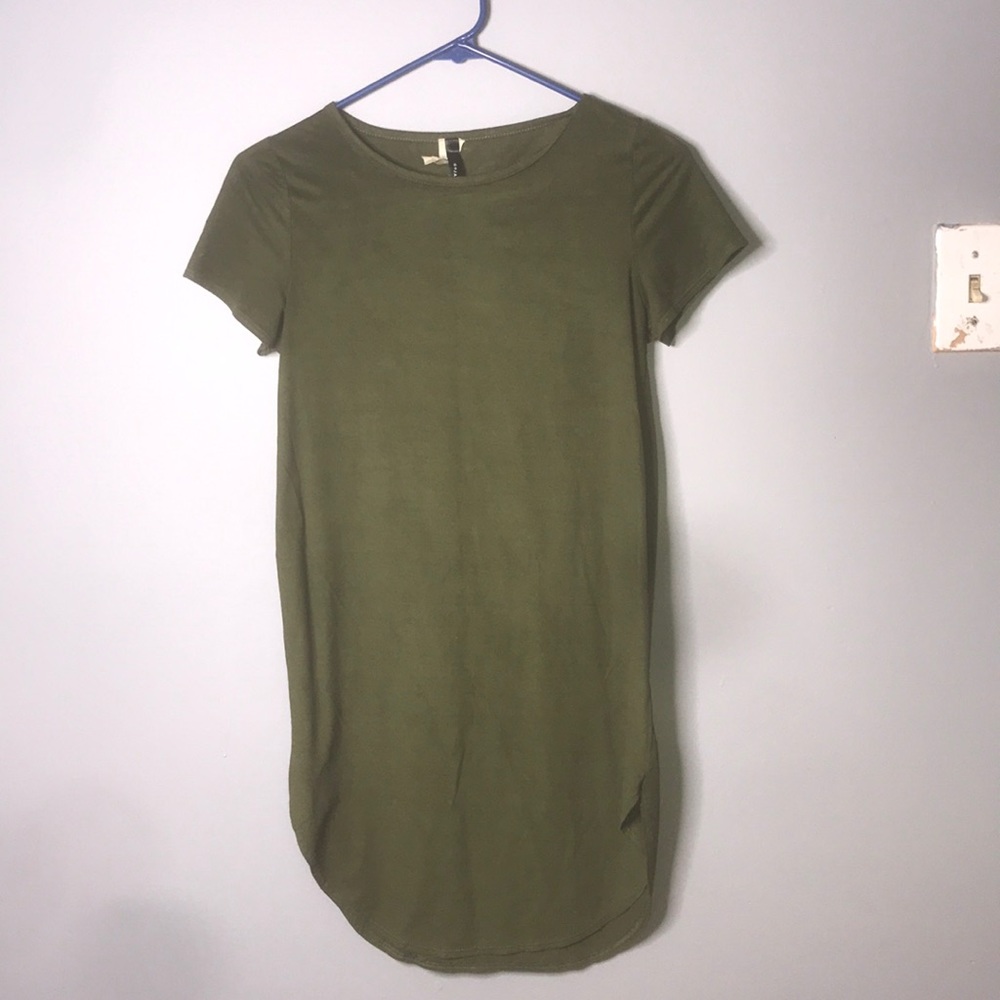 OLIVE GOJANE TSHIRT DRESS